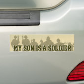 MIJN SON IS EEN BUMPERSTICKER VAN DE OPLOSMIDDEL. (Op auto)