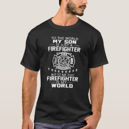 MIJN SON IS FIREFIGHTER T-SHIRT
