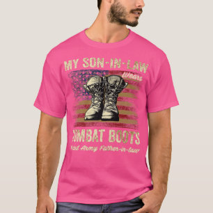 Mijn Soninlaw draagt gevechtsstrijders van het leg T-shirt