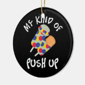 Mijn soort druk op de Pop Ice Cram. Keramisch Ornament (Links)