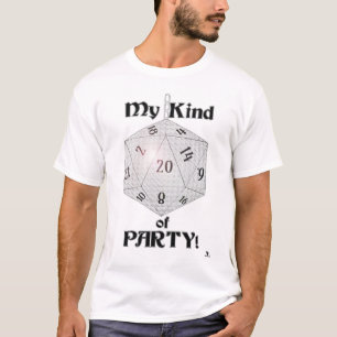 Mijn soort feestelijke dijgamerontwerp t-shirt