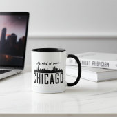 Mijn soort stad Chicago City Skyline, gepersonalis Mok