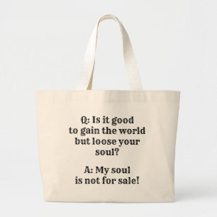Mijn Soul jumbo canvas tas