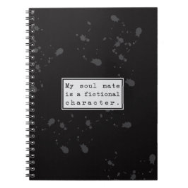 Mijn Soul Mate is een Fictional Character Notebook Notitieboek