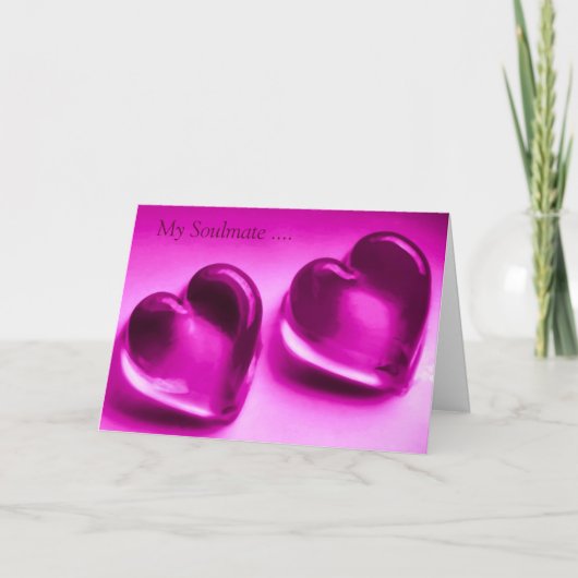 Mijn Soulmate Poetry Afbeelding Kaart (Voorkant)