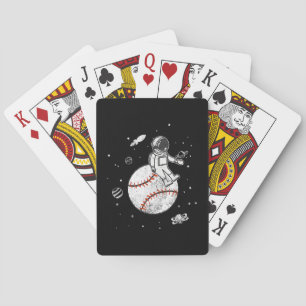 Mijn spel is uit deze wereld! Baseball Spaceman Pokerkaarten