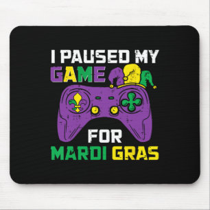 Mijn spel voor Mardi Gras Video Game Control gepau Muismat