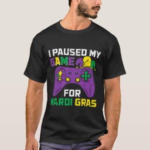 Mijn spel voor Mardi Gras Video Game Control gepau T-shirt
