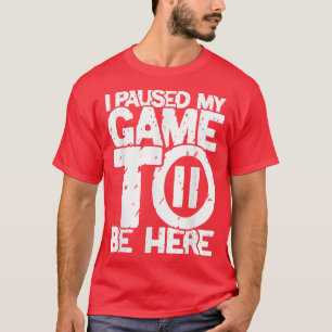Mijn spel werd hier gespeeld t-shirt