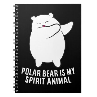 Mijn Spirit Animal Polar Beer Cute Polar Beer Notitieboek