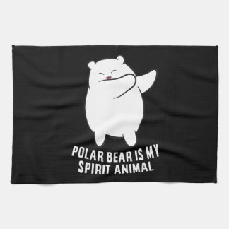 Mijn Spirit Animal Polar Beer Cute Polar Beer Theedoek