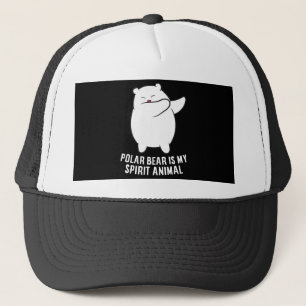 Mijn Spirit Animal Polar Beer Cute Polar Beer Trucker Pet