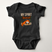Mijn Spirit Animal Red Pandas Cute Pet Panda Lover Romper (Voorkant)