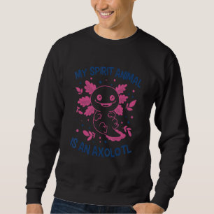 Mijn Spirit Dier is een Axolotl Amfibie Mexicaan S Trui