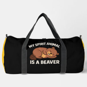 Mijn spirituele dier is een bever plunjezak