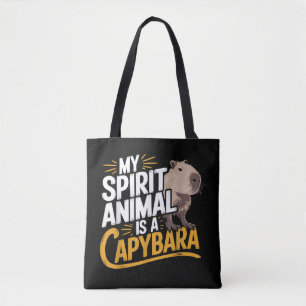 Mijn spirituele dier is een capybara Schattig en g Draagtas