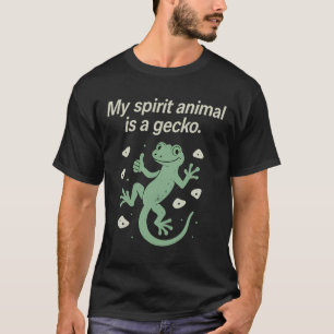 Mijn spirituele dier is een gekko - Klim grafisch  T-shirt