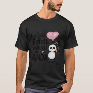 Mijn spirituele dier is een panda ik panda beer ik t-shirt