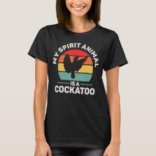 Mijn spirituele dier is een papegaaienkaketoe Vint T-shirt