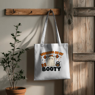 Mijn Spookfitness Booty Aan Het Trainen Ontwerp Tote Bag