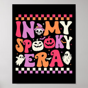 Mijn Spooky Era Halloween Ghost Groovy Hippie Hall Poster