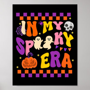Mijn Spooky Era Schattige Ghost Funny Halloween Poster