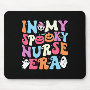 Mijn Spooky Nurse Era Halloween Groovy Nursing Hal Muismat