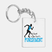 Mijn sport is je Sleutelhanger voor sportstraffen (Voorkant Links)