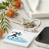 Mijn sport is je Sleutelhanger voor sportstraffen (Voorkant Rechts)