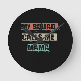 Mijn Squad noemt me mama grappny Workout Gym mama Ronde Klok