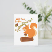 Mijn Squirrel Friend Briefkaart (Staand voorkant)