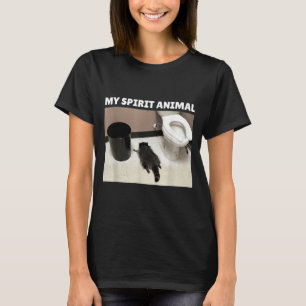Mijn Srit Dier Wasbeer Afvalpanda Dronken In De Ba T-shirt