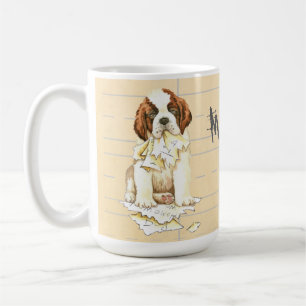 Mijn St. Bernard Ate mijn thuiswerk Koffiemok