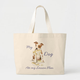 Mijn staf voor mijn leerplan grote tote bag