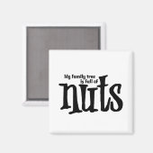 Mijn stamboom vol noten magneet (Voorkant / Achterkant)