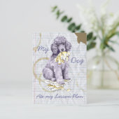 Mijn standaardpodium op mijn lesplan briefkaart (Staand voorkant)