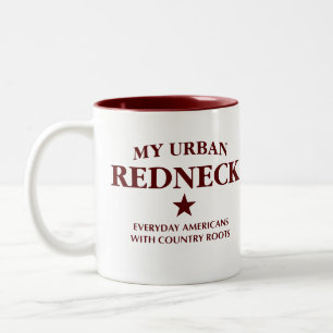 Mijn stedelijke redneck-mok tweekleurige koffiemok