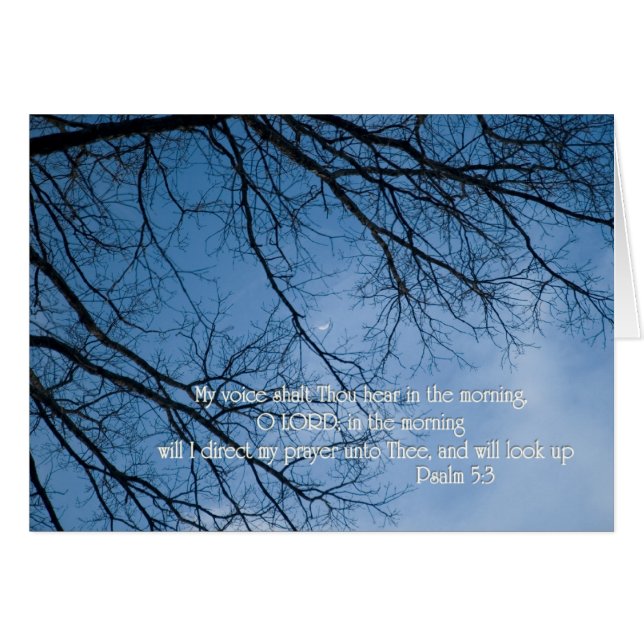 Mijn stem zal 's ochtends horen (Voorkant Horizontaal)