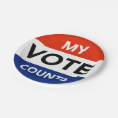 Mijn stembiljetten papieren bordje (Gekanteld)