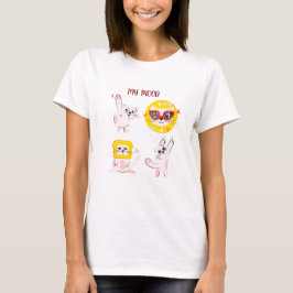 Mijn Stemming Grappige Kat Meme Grafische T-Shirt