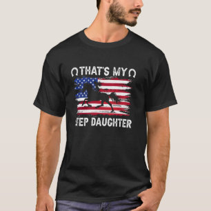 Mijn stiefdochter Paardenshow Stiefvader Equestria T-shirt