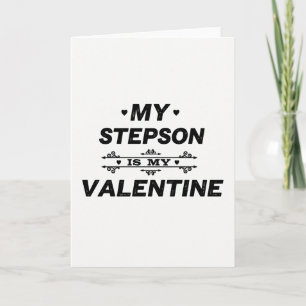 Mijn stiefzoon mijn Valentijnkaart Kaart