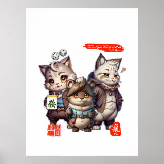 Mijn Stijl mahjong Poster