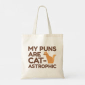 Mijn straf is catastrofaal tote bag (Achterkant)