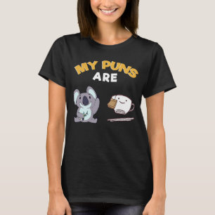 Mijn straf is Koala Tea Pun T-shirt