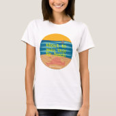 Mijn strand! Martha's Vineyard Ladies T-shirt (Voorkant)