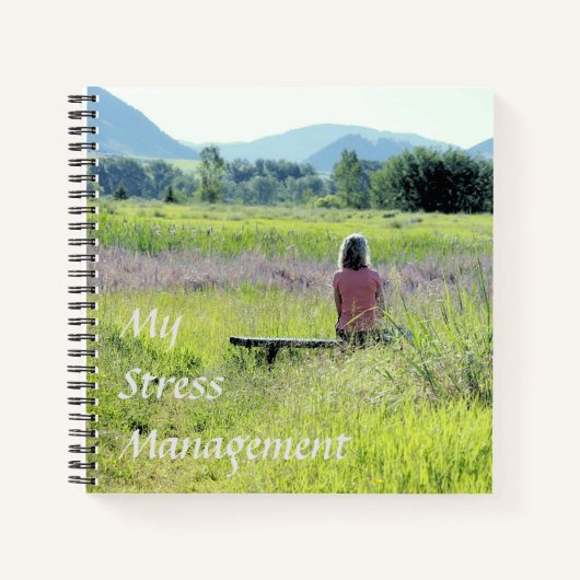 Mijn stressmanagementjournaal notitieboek (Voorkant)