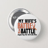 Mijn strijd om baarmoederhalskanker ronde button 5,7 cm (Voorkant /achterkant)