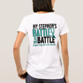 Mijn strijd om Stepmama Ovarian Cancer T-shirt (Achterkant)