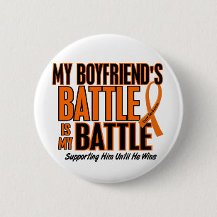 Mijn strijd voor boyvriend Leukemie Ronde Button 5,7 Cm
